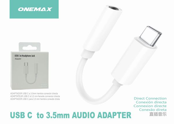 Type-C to 3.5mm Jack Adapter
