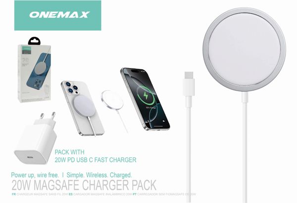 20W Magsafe Wireless Charger | with Type-C Adapter
