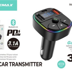 20W Car FM Transmitter Bluetooth v5.0