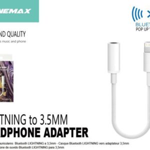 HIFI Lighting to Headphone Jack 3.5mm Bluetooth
