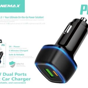 38W Dual Port Car Adapter