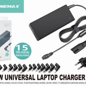 120W Universal Laptop Charger Multi-connector