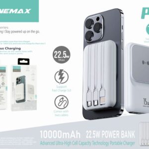 Power Bank 22.5W 10000mAh Wireless with Multi-connector (support Simultaneous Charging)