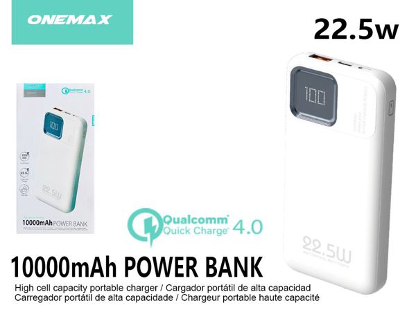 Power Bank 22.5W 10000mAh Quick Charge 4.0
