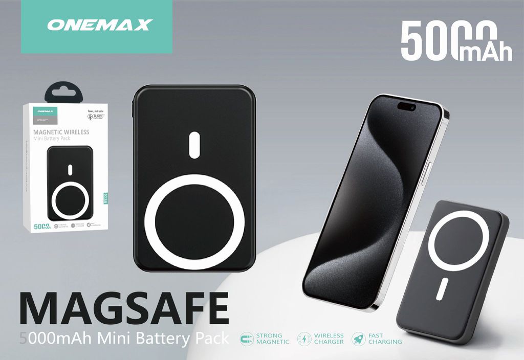 Mini Power Bank 5000mAh Magnetic Wireless Magsafe
