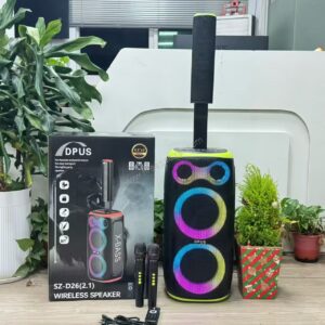 Wireless Speaker SZ-D26 Supports (Bluetooth, USB, Memory Card)
