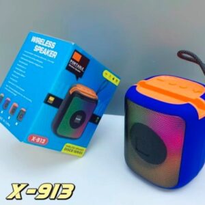 Wireless Speaker X-913 Supports (Bluetooth, USB, Memory Card)