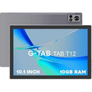 10.1-Inch G-Tab T12 Tablet 4GB + 128GB Supports WiFi